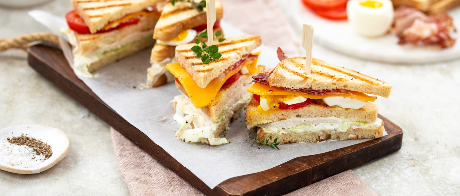 Glutenfreies New York Club Sandwich