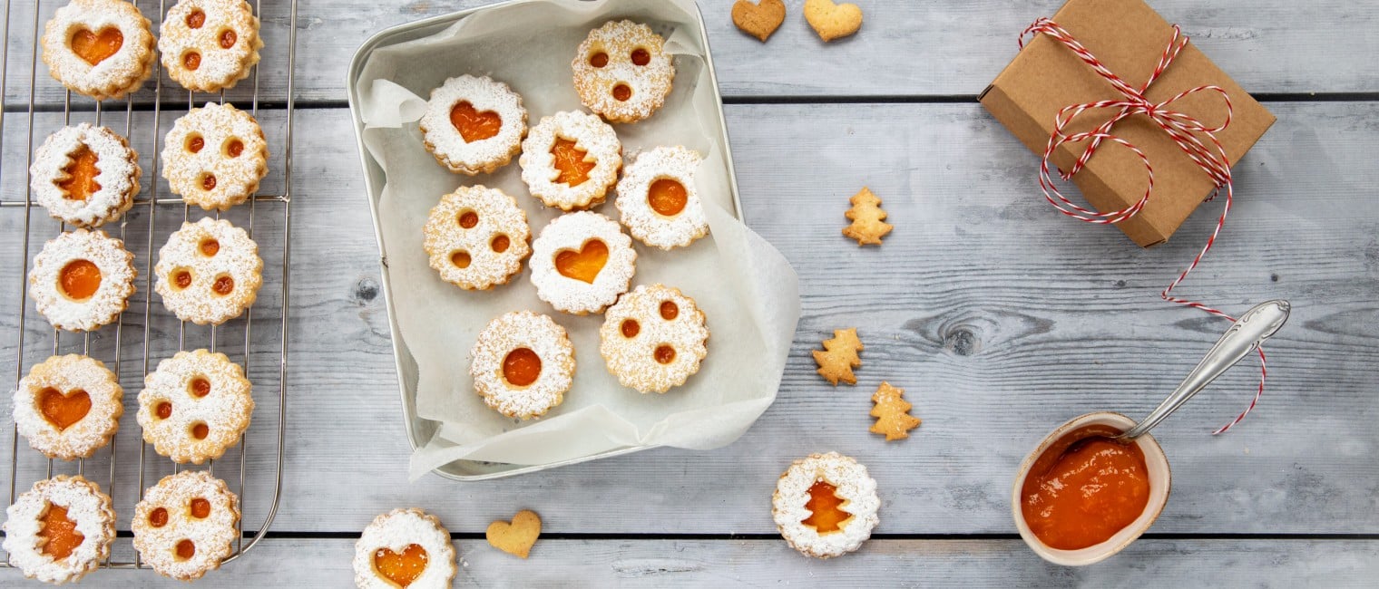 glutenfreie Linzeraugen