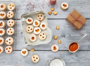 glutenfreie Linzeraugen