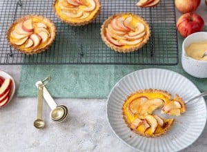 glutenfreie Mini-Tartes mit Äpfeln