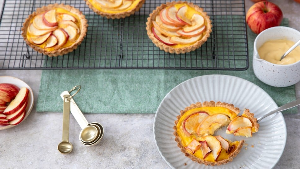 glutenfreie Mini-Tartes mit Äpfeln