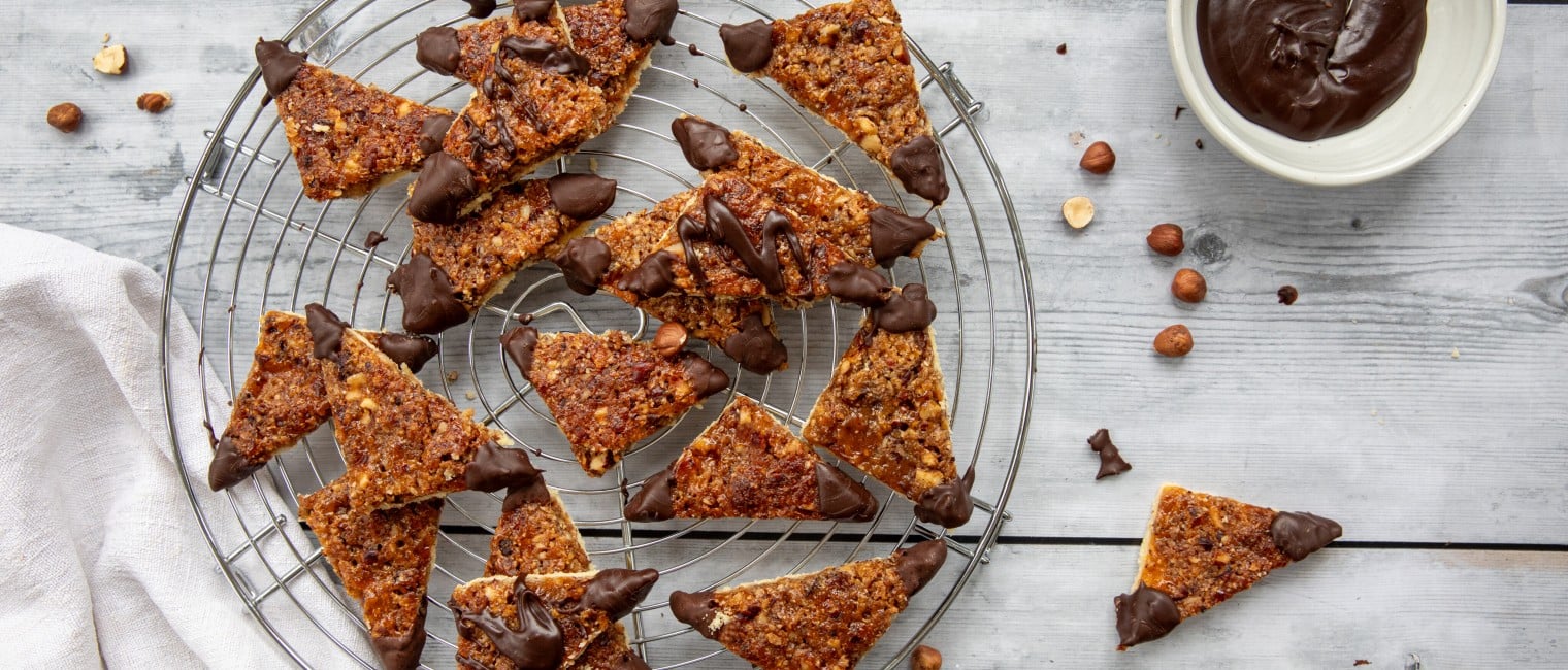 glutenfreie Nussecken