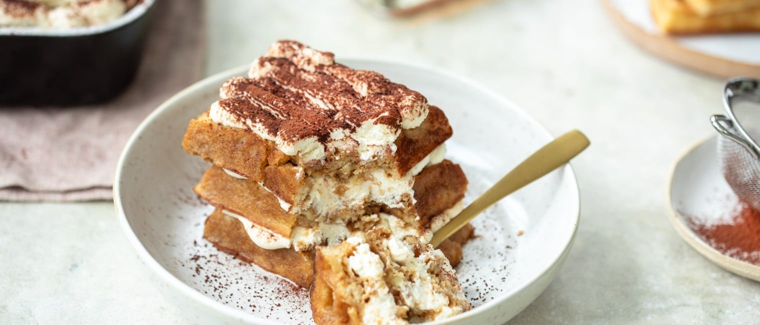 Glutenfreies Waffel-Tiramisu