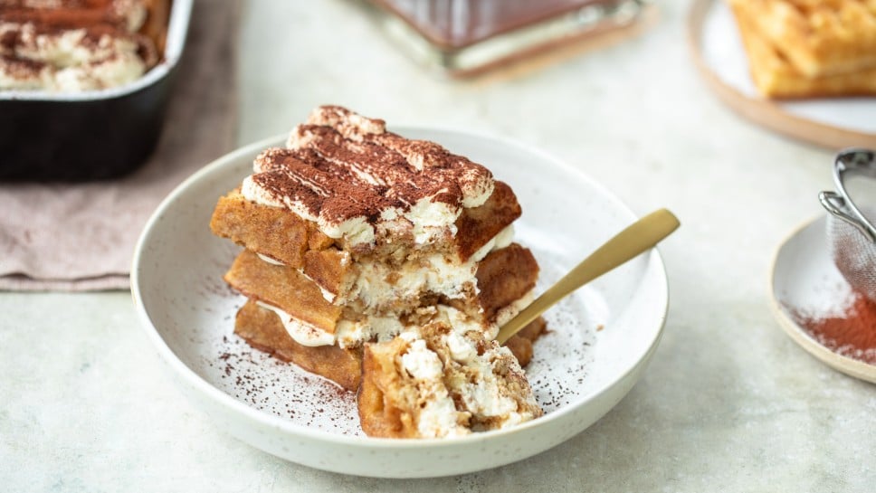 Glutenfreies Waffel-Tiramisu