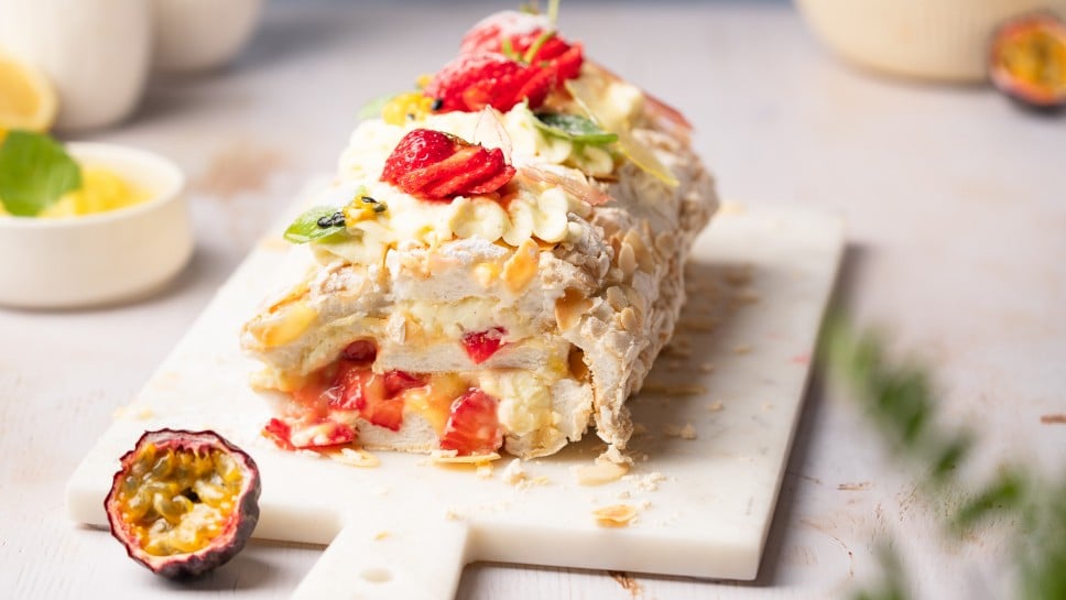 Pavlova-Roulade