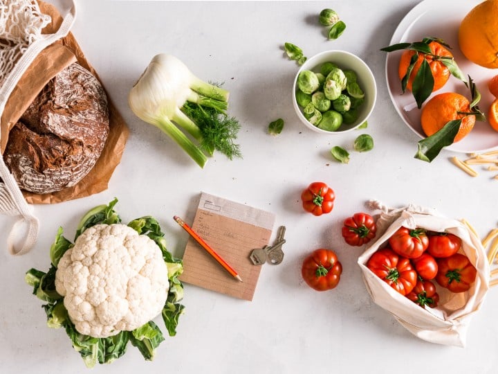 Tomaten, Header, Blumenkohl, Gemüse, Orangen