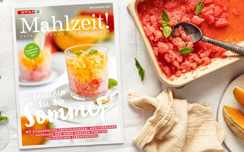SPAR Mahlzeit Magazin Header Nr. August 2022
