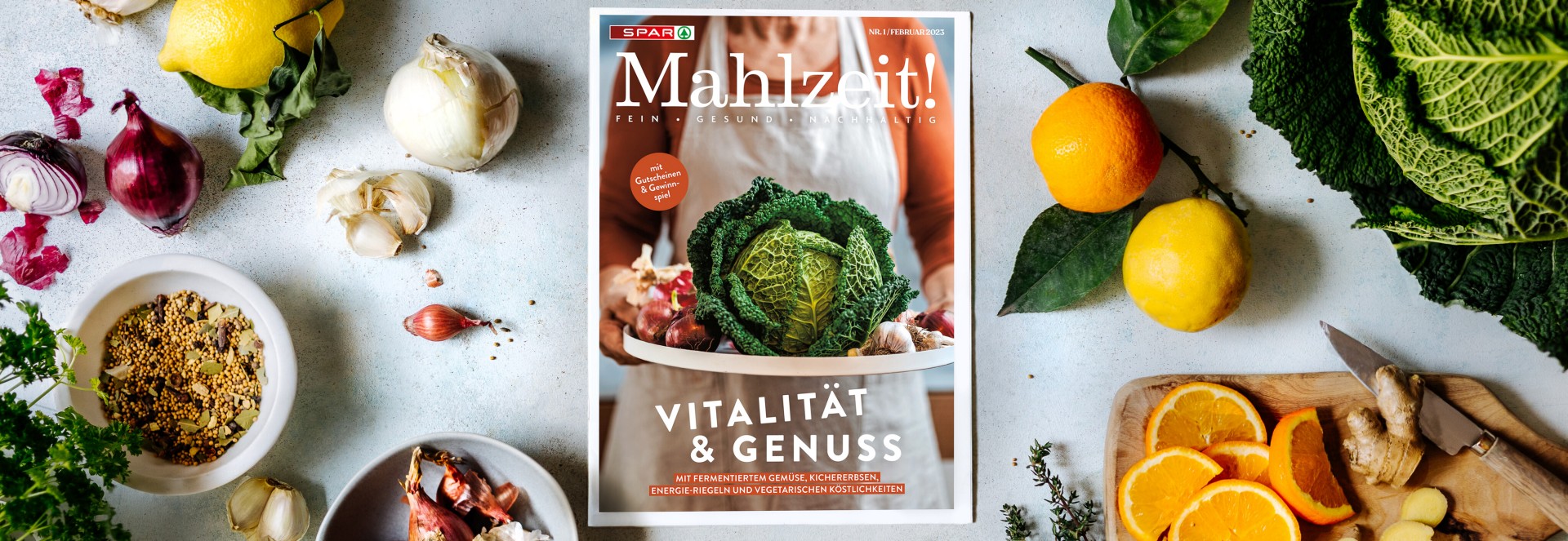 SPAR Mahlzeit! Magazin Header SPAR Mahlzeit! Magazin Header
