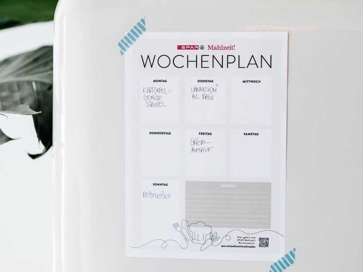 SPAR Mahlzeit! Wochenplan 