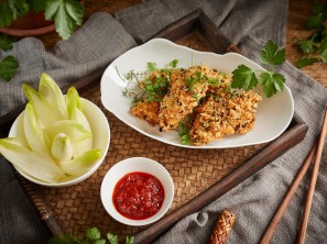 SPAR Mahlzeit Hühnerfilet in Haselnuss-Sesamkruste