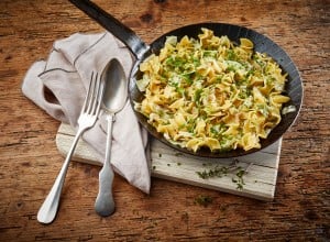 SPAR Mahlzeit Krautfleckerl mit Vorarlberger Bergkäse