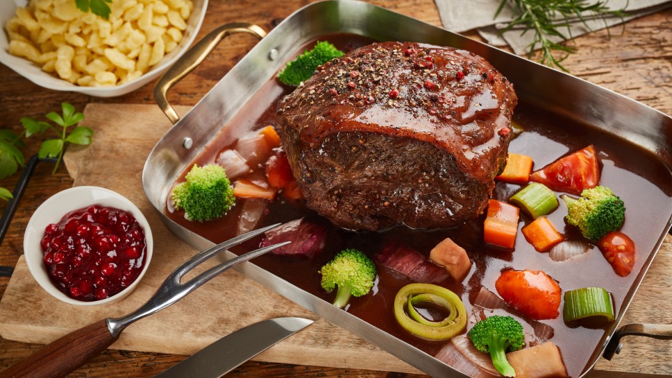 Geschmorter Rinderbraten