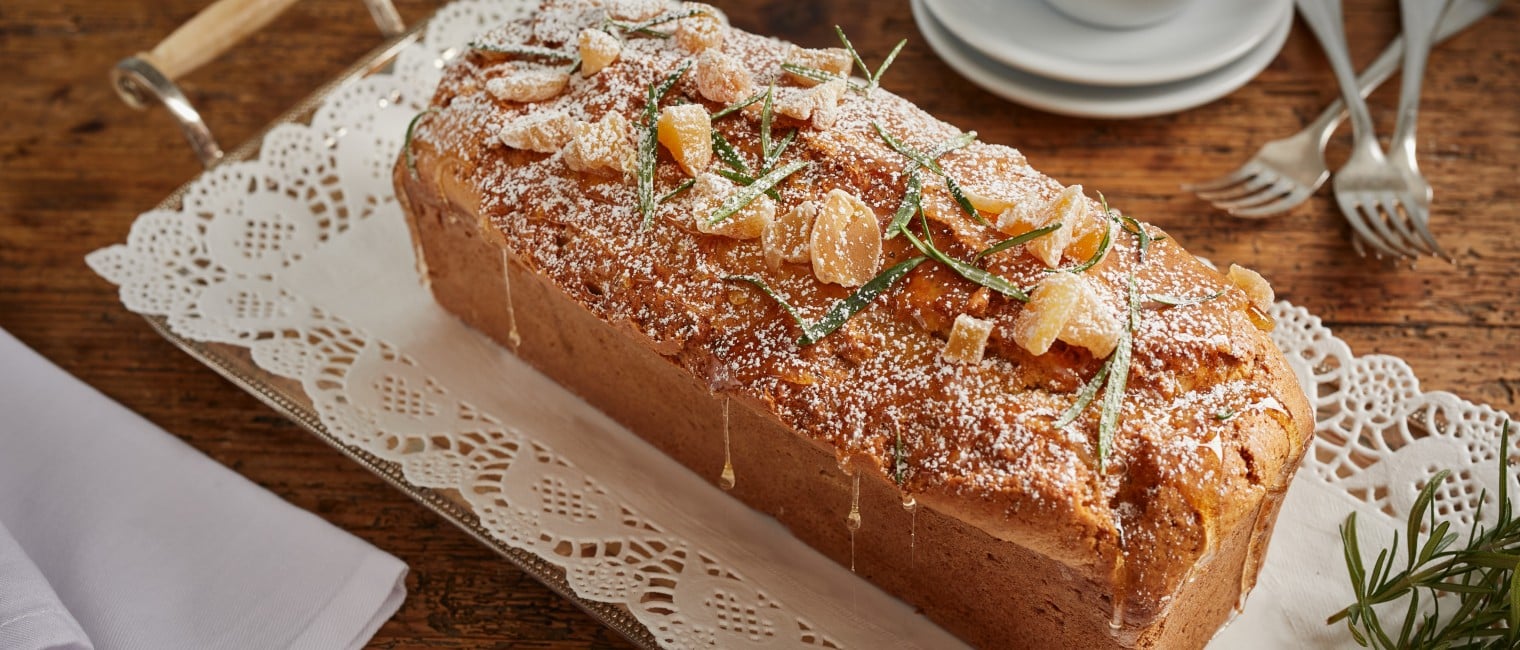 SPAR Mahlzeit Ingwer-Zitronen-Kuchen mit Rosmarin