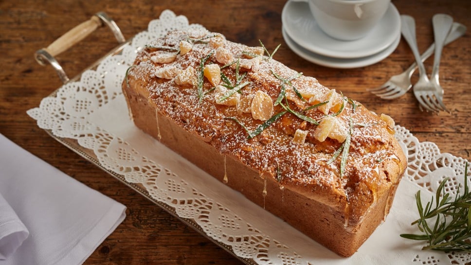 SPAR Mahlzeit Ingwer-Zitronen-Kuchen mit Rosmarin