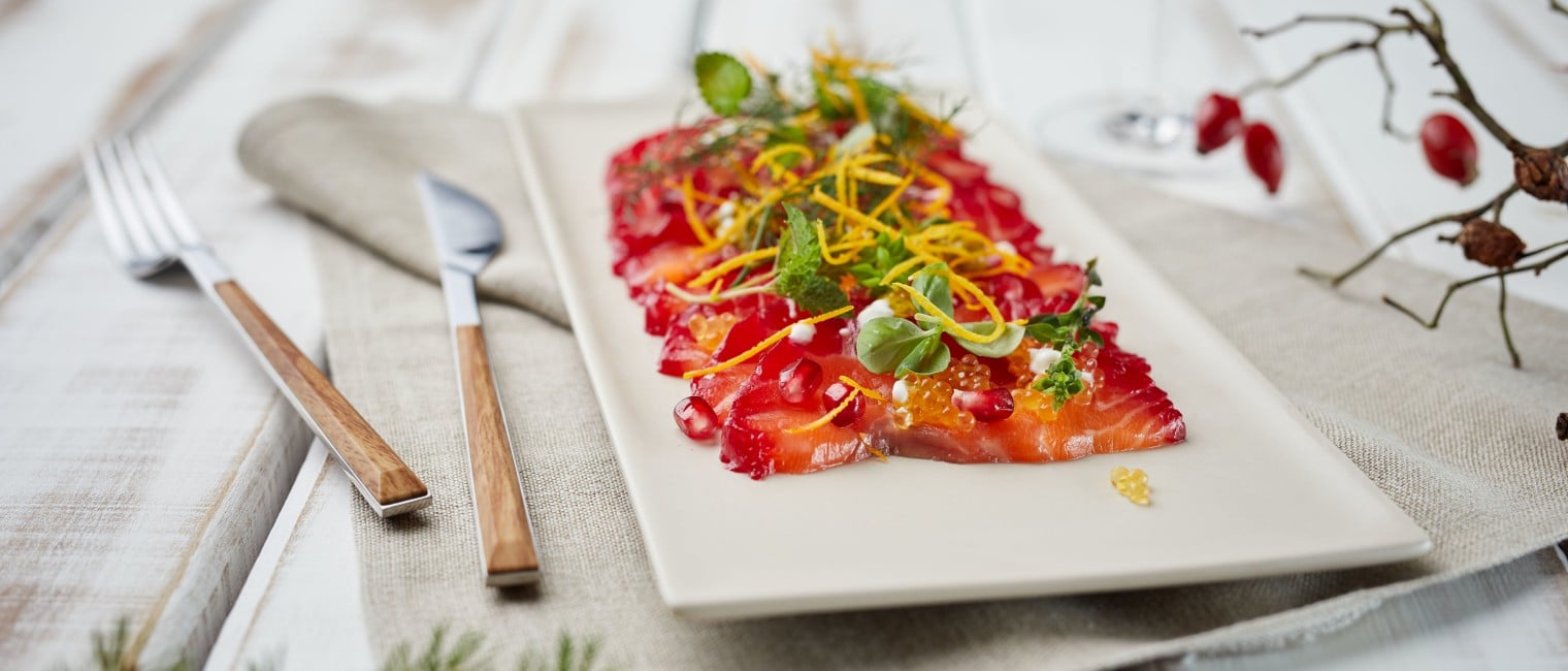 SPAR Mahlzeit Gebeizter Lachs in roter Rübe