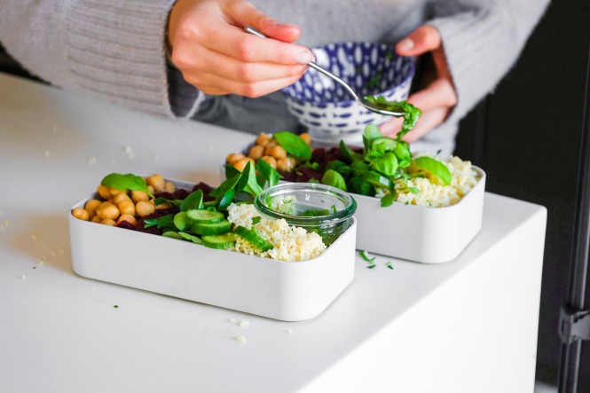 SPAR Mahlzeit Kichererbsen Rote Beete Couscous Salat