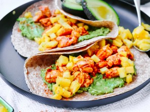 SPAR Mahlzeit Vollkornwraps-mit-Taco-Hähnchen-und-Ananas