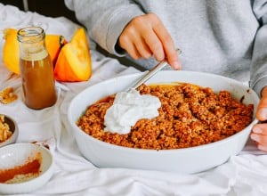 SPAR Mahlzeit Einfaches Pumpkin Pie Crumble