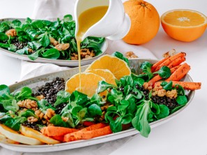 SPAR Mahlzeit Wintersalat mit gerösteten Karotten