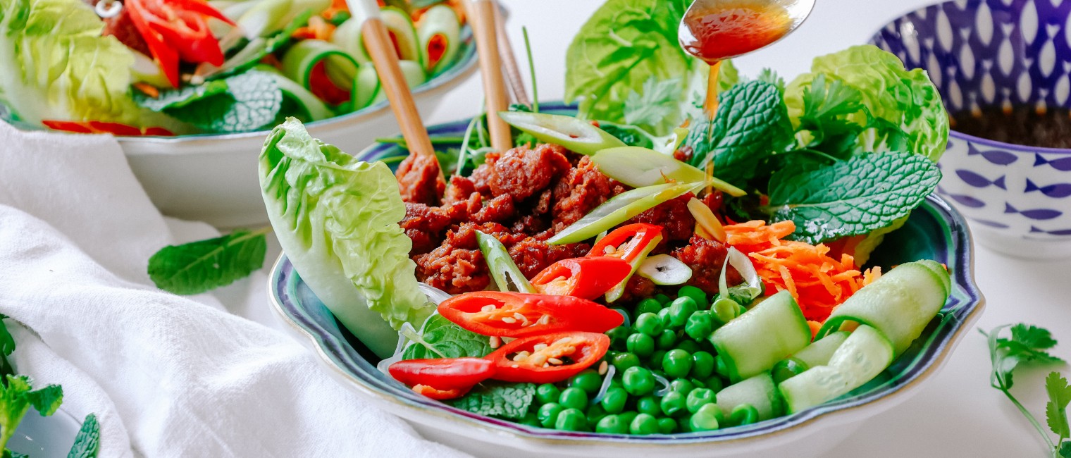 SPAR Mahlzeit Vietnamesischer Hack-Salat