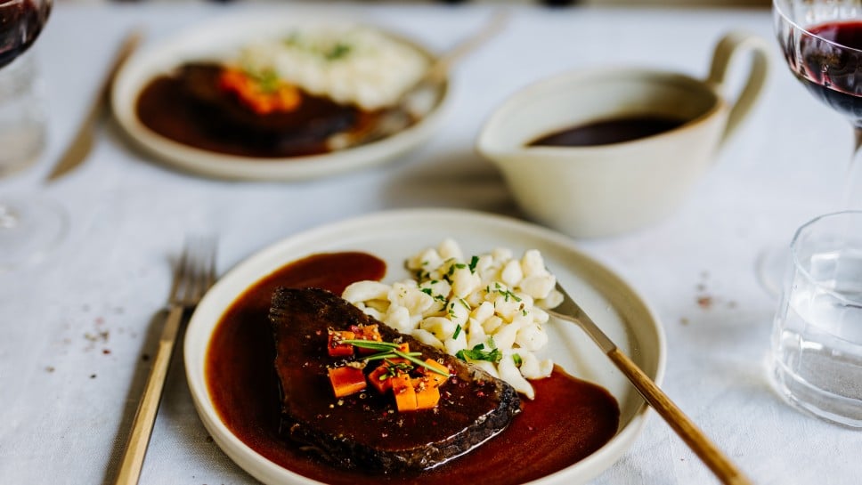 Geschmorter Rindsbraten
