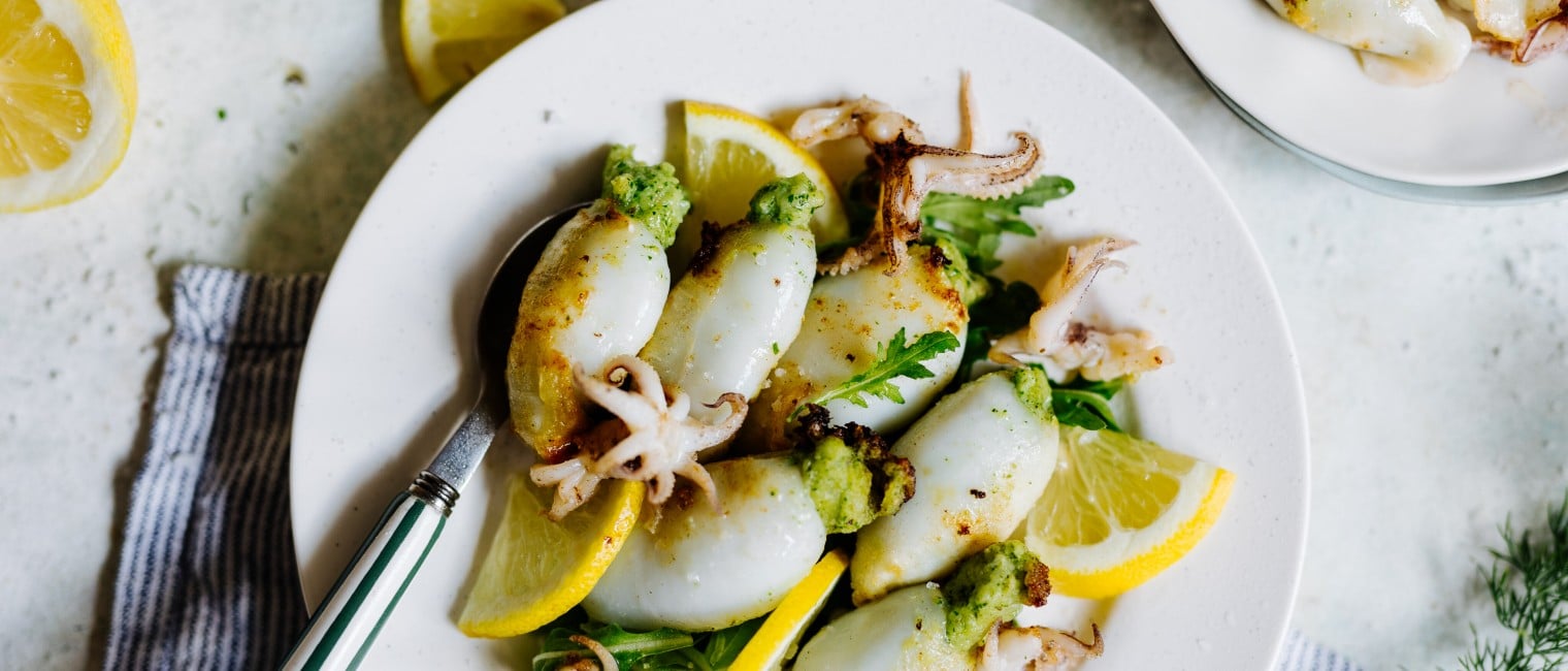 gefüllte Calamari