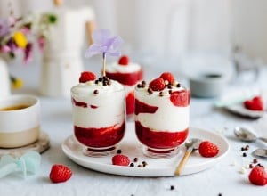 Himbeer-Topfen-Creme
