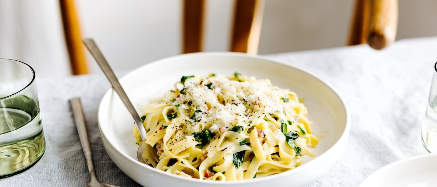 Bärlauch Carbonara