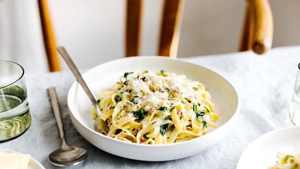 Bärlauch Carbonara