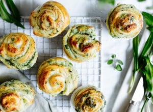 Bärlauch-Cruffins