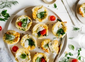 SPAR Mahlzeit Blätterteig Quiche mit Topfen Kräuter