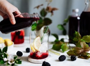 Erfrischender Brombeersirup 