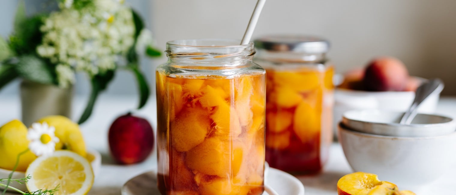 Omas Pfirsichkompott » Rezept | SPAR Mahlzeit!