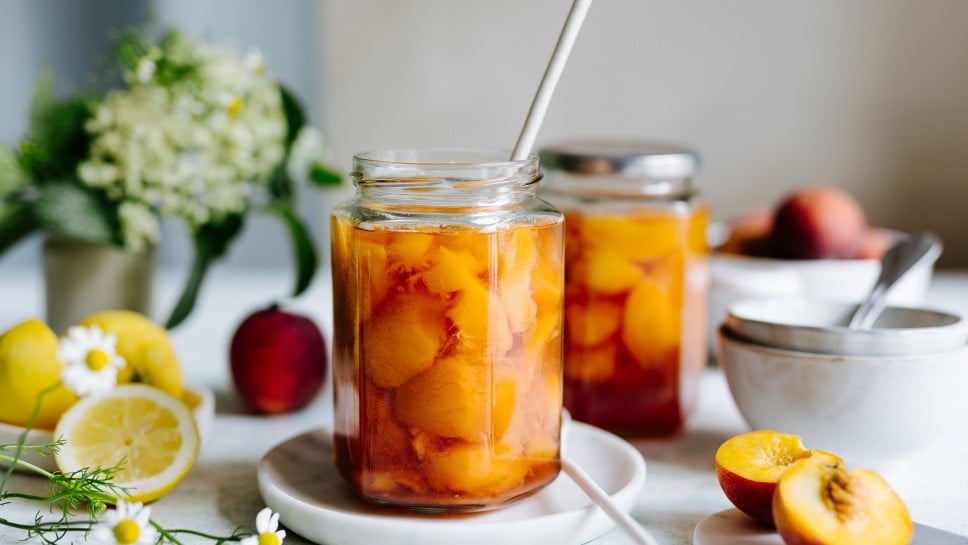 Omas Pfirsichkompott » Rezept | SPAR Mahlzeit!