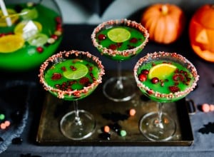 Grüner Halloween Cocktail 