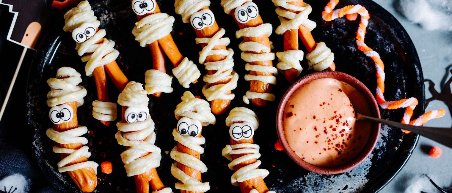Halloween Mumien Würstl 