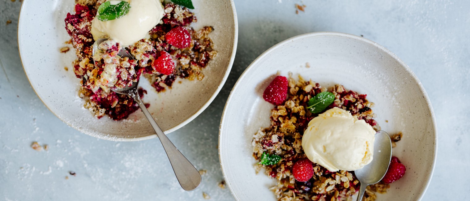 SPAR Mahlzeit Himbeer Crumble