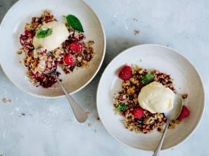 SPAR Mahlzeit Himbeer Crumble