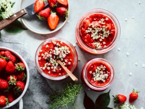 SPAR Mahlzeit Erdbeer Holunderblüten Marmelade