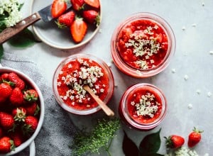 SPAR Mahlzeit Erdbeer Holunderblüten Marmelade