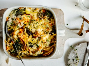 SPAR Mahlzeit Erdäpfel Brokkoli Auflauf (vegan)