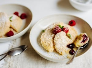 SPAR Mahlzeit Erdäpfel-Tascherl gefüllt mit Marmelade in Butterbrösel