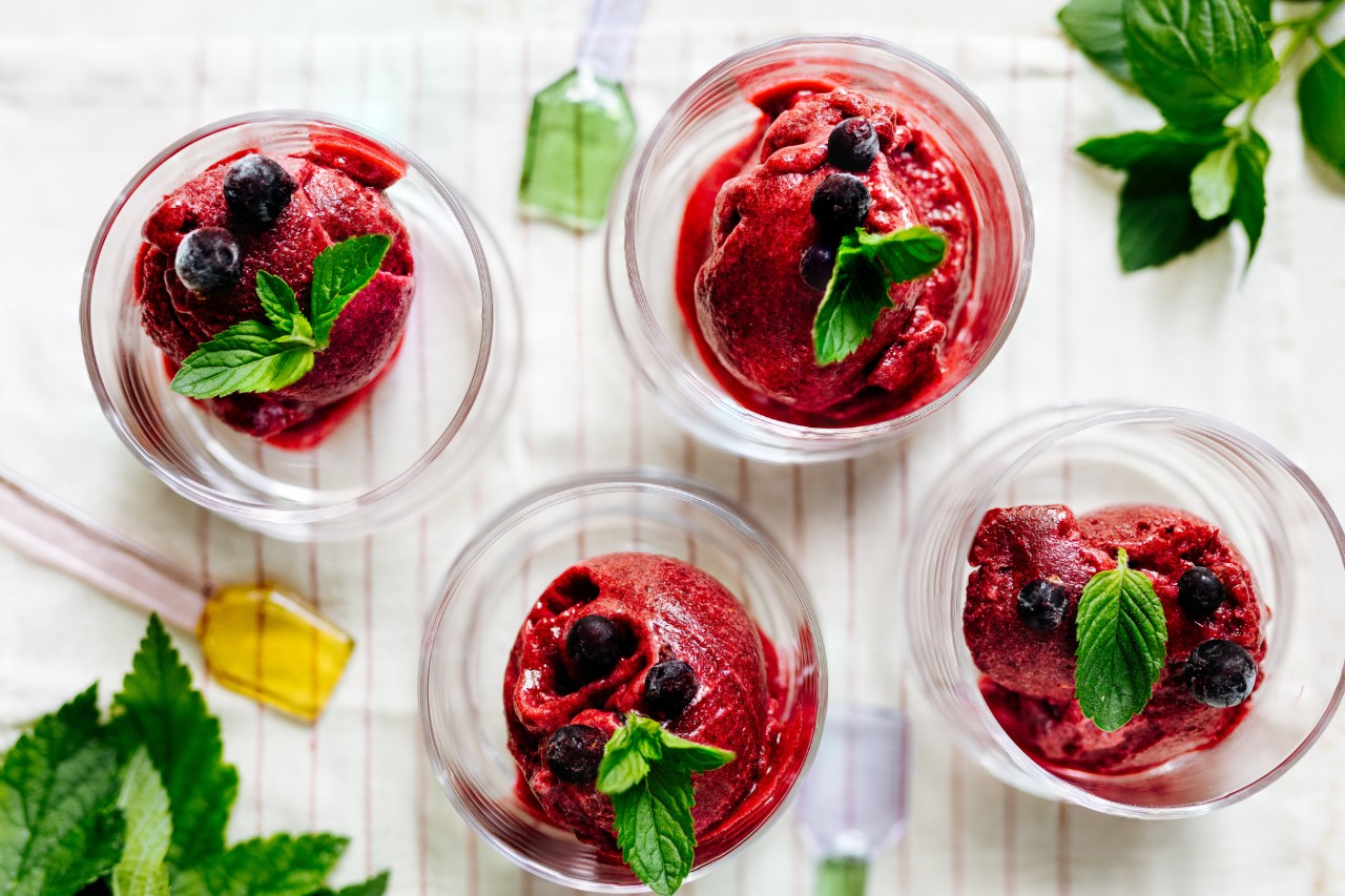 Cassis Sorbet » Rezept | SPAR Mahlzeit!