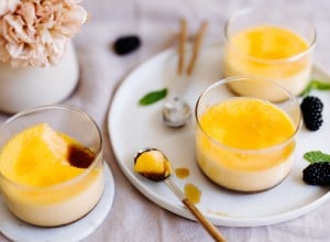Creme Caramel im Glas