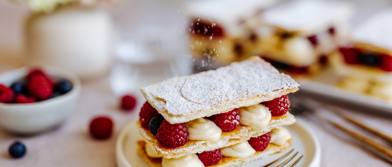 Mille Feuille mit Beeren 