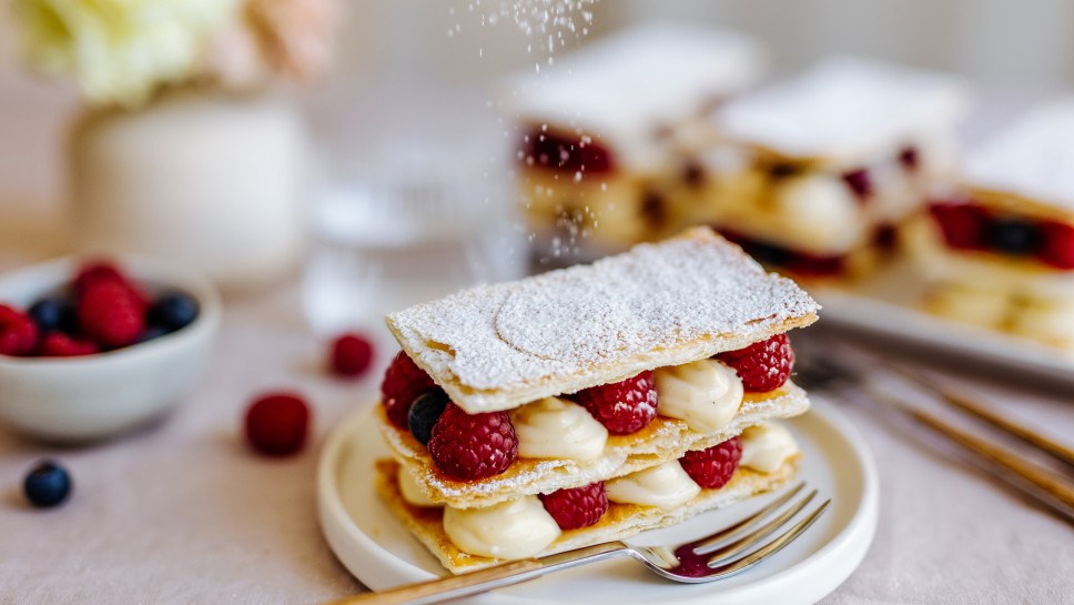 Mille Feuille mit Beeren 