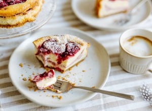 kleine Rhabarber Cheesecakes