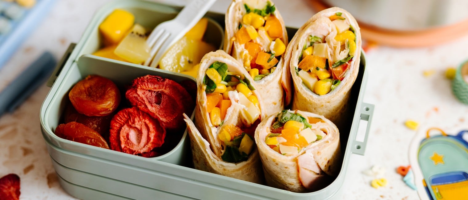 Schnelle Wraps mit Schinken