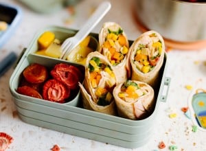 Schnelle Wraps mit Schinken