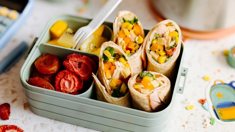 Schnelle Wraps mit Schinken